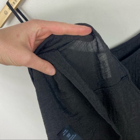 NWT Anthropologie Pelloux Black Open Shoulder Dress Size XS New Tags Minimalist - Picture 10 of 13